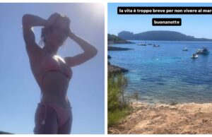 Angelina Mango in Sardegna: “È come stare in montagna, ma col mare”