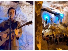 Diodato incanta il pubblico di Alghero, nelle Grotte di Nettuno