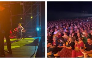 Fiorella Mannoia a Tharros: “Che bello essere qui in Sardegna”