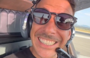 I voli non partono? Gabbani in Sardegna con un monoelica