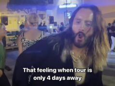 Jared Leto scatenato nei balli in piazza a Palau