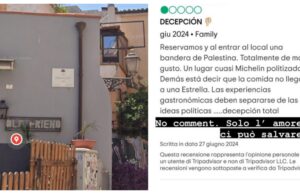 Cagliari, bandiera palestinese nel locale: turista lascia una sola “stella”