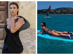 Fine delle vacanze per Canalis: “Ciao Sardegna, e grazie Alghero”