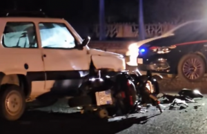 Tragedia sfiorata a Decimomannu: violento scontro tra Panda e scooter