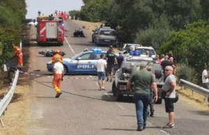 Tragedia a Paulilatino: morti sul colpo tre motociclisti