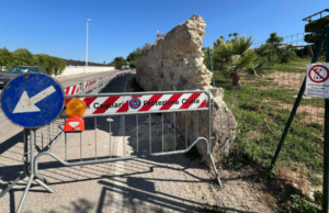 Cagliari, il muraglione di via Bainsizza rappresenta ancora un pericolo