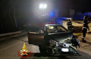 Logulentu: perde il controllo dell’auto e finisce sul guard rail