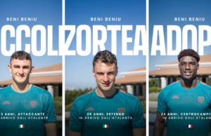 Cagliari, il tris è ufficiale: ecco Piccoli, Zortea e Adopo