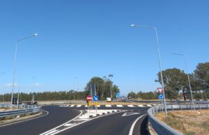 Villacidro, conclusi i lavori della rotatoria di “S’Acqua Cotta”