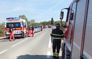 Orosei, maxi tamponamento tra 4 auto: ci sono due feriti