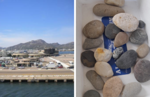 Prelevano sassi da Pula: coniugi fermati e multati al porto di Olbia