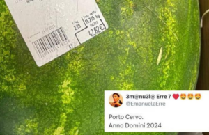 42 euro per una anguria ad Arzachena: grandi polemiche sui social