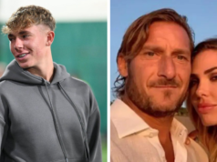 Cristian Totti all’Olbia: papà Francesco vuole tagliare gli alimenti a Ilary