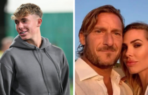 Cristian Totti all’Olbia: papà Francesco vuole tagliare gli alimenti a Ilary