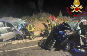 Alghero, tremendo frontale nella notte: cinque persone in ospedale