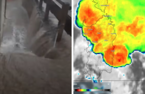 Copiosi nubifragi in Sardegna: strade del Nuorese diventano fiumi