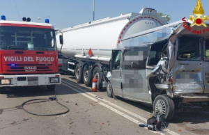 Tremendo scontro a Capoterra: 5 feriti, ecco cosa è successo