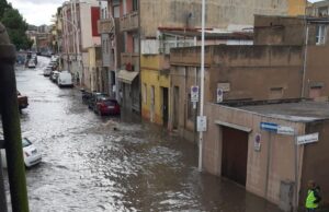 Bomba d’acqua a Cagliari e Pirri: strade super allagate | Video