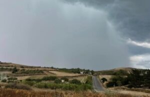 Meteo, spettacolare “downburst” tra Villanovafranca e Mandas
