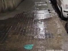 Cagliari, segnalazioni inutili: incessante spreco d’acqua in via Guido Reni | Video cagliari guasto idrico