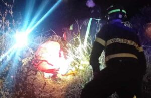 Poltu Quatu, grave incidente: centauro cade e finisce in una scarpata