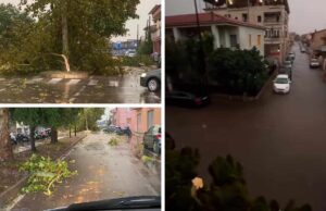 Nubifragio nel nord Sardegna, grossi danni a Olbia