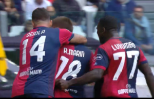 Marin gol, Obert prende il palo: il Cagliari ferma la Juventus