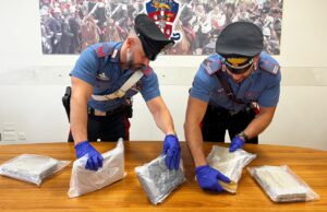 Assemini, circa 6Kg di cocaina in auto: due uomini finiti in manette