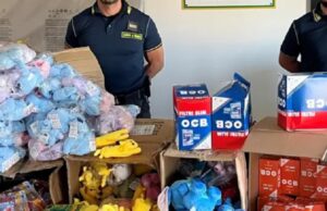 Sassari, 4mila giocattoli contraffatti: imprenditore denunciato