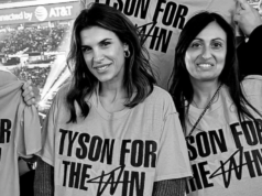 Elisabetta Canalis tifosa di Mike Tyson: festa per il match con Jake Paul