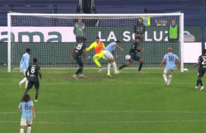 Ayroldi fa il protagonista, il Cagliari finisce in 9: la Lazio vince