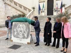 Cagliari, svelato “L’urlo di Penelope” contro la violenza di genere