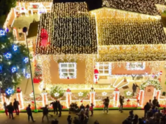 La magia delle luci della Casa di Babbo Natale a Senorbì