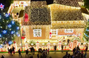 La magia delle luci della Casa di Babbo Natale a Senorbì