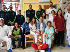 Sassari, la magia del Natale in Pediatria con la visita della Dinamo