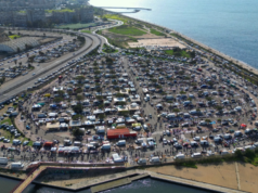 Cagliari, il Mercatino Cuore visto da una spettacolare prospettiva