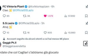C’è il Plzen per la Lazio: “Abbiamo già giocato col Cagliari”