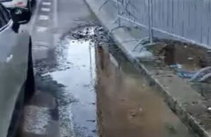 Cagliari, incubo via Flavio Gioia: perdita idrica va avanti da 6 mesi