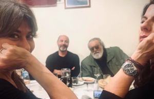 Cena cagliaritana per il cast di Milani con Abatantuono, Raffaele e Cucciari