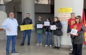 Protesta degli operatori sanitari in Regione: “Chiediamo la stabilizzazione”