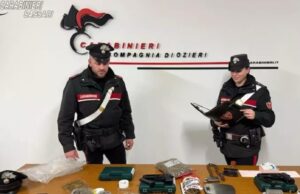 Ozieri, due minori in manette: trovati con armi e droga