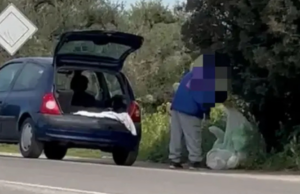 Serdiana, getta rifiuti a bordo strada: “pizzicato” da un privato cittadino