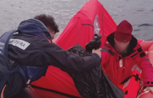 Capo Comino, a picco catamarano: salvato un diportista