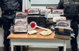 Sestu, maxi blitz della Finanza: sequestrata cocaina per 10 milioni di euro