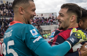 Gaetano festeggia il ritorno al gol: “Ecco perché ho abbracciato Muzzi”