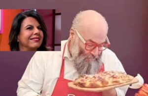 Geppi Cucciari, a Milano una pizza per omaggiarla: “Bella e sarda come te”