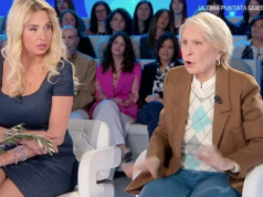 Domenica In, litigio in diretta tv tra Valeria Marini e la mamma