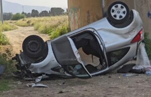 Selargius, incidente sul cavalcavia: conducente ancora in prognosi riservata