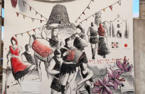 Nuovo murale a San Gavino: è un meraviglioso omaggio alla Sardegna