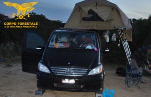 Campeggi abusivi nel nord Sardegna: sanzioni per diversi turisti